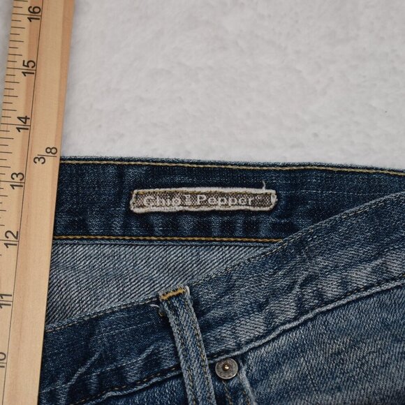 Chip & Pepper Mens Jeans Sz 36 Pickle Wagon 5 Pocket Distressed Western Cowboy - Picture 10 of 16